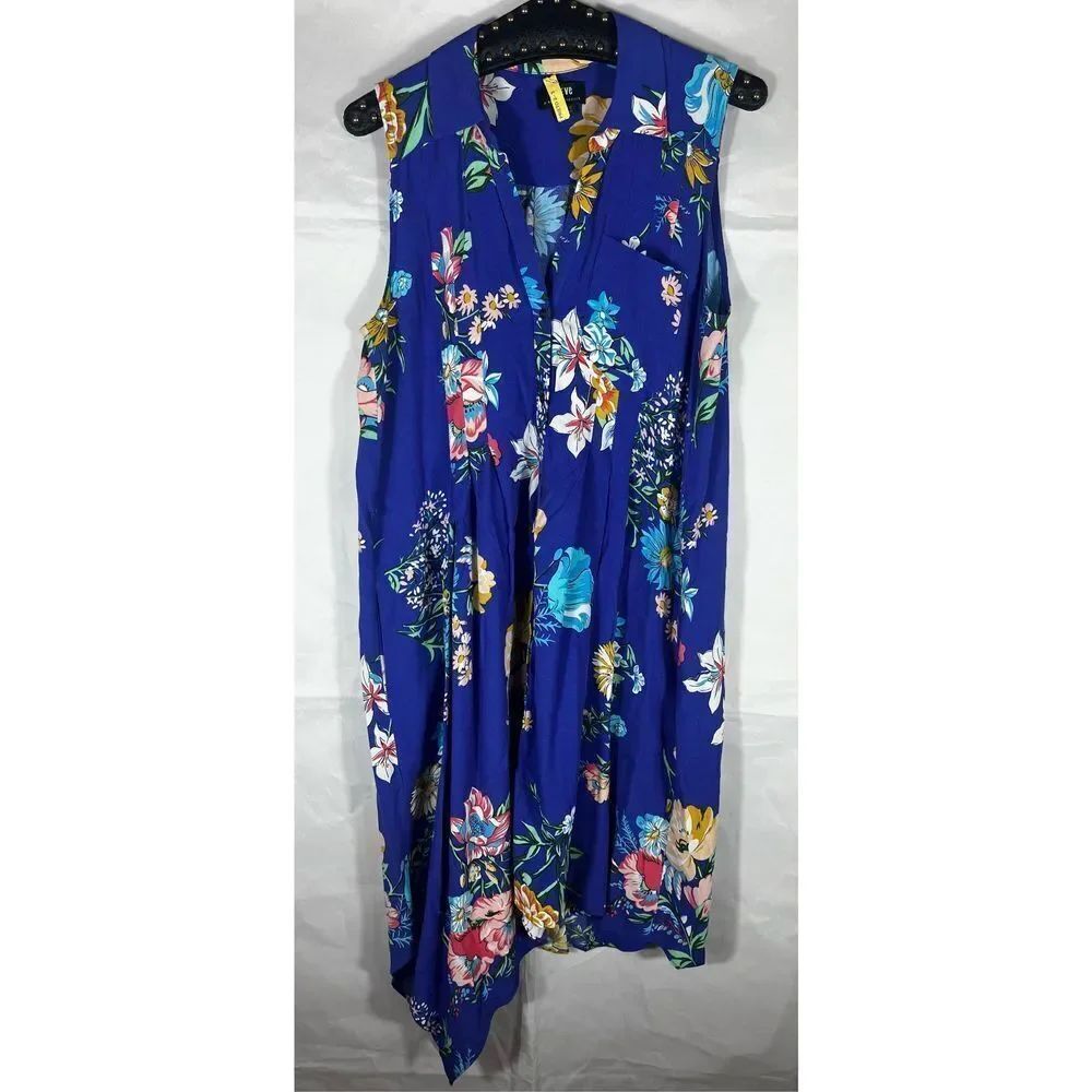 Maeve Anthropologie floral button down dress